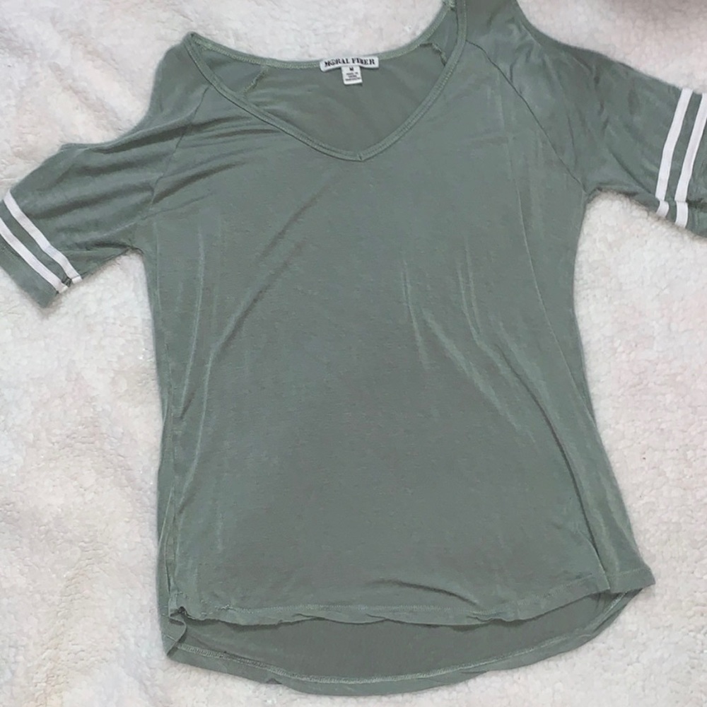 Cut off shoulder top